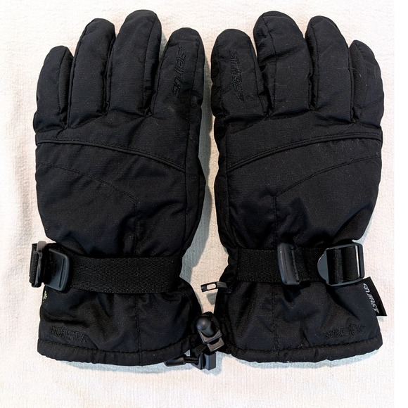 Men's GORE-TEX Waterproof Insulated Winter Gloves Black Size M Ski Snow Outdoor - Picture 2 of 9